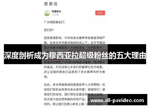 深度剖析成为穆西亚拉超级粉丝的五大理由