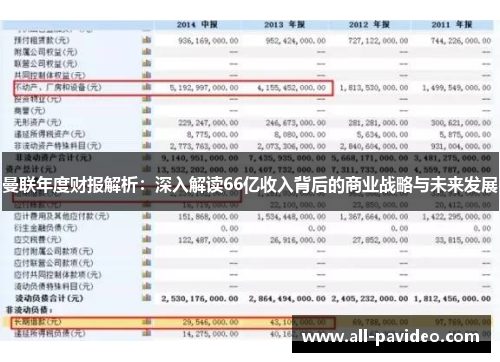 曼联年度财报解析：深入解读66亿收入背后的商业战略与未来发展